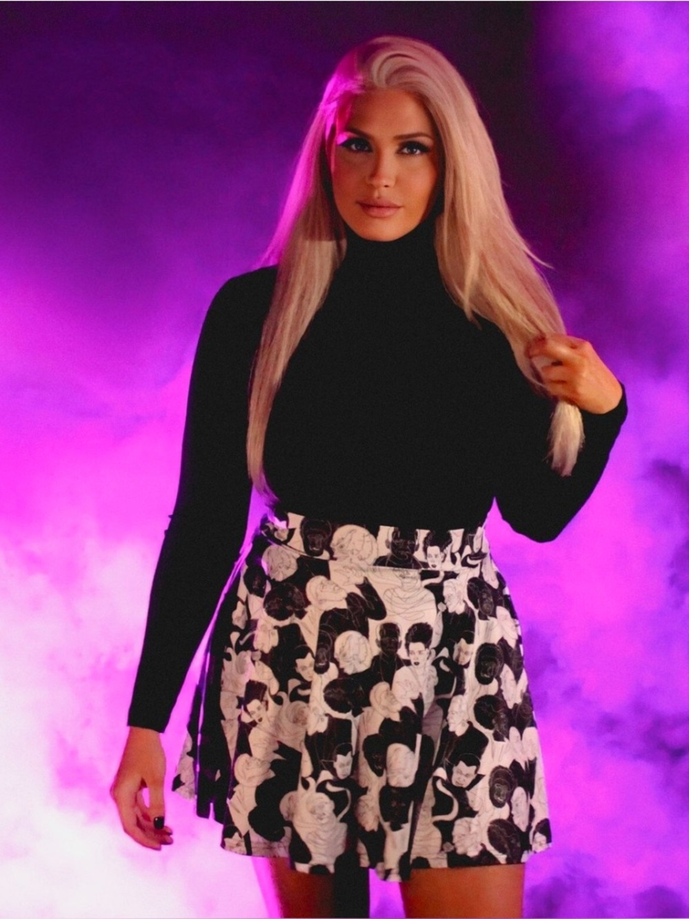 Universal Monster X Unique Vintage Horror icon Skirt
